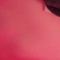 Pre Owned Chanel Mini Flap Pink Lambskin Shoulder Bag