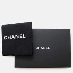 Pre Owned Chanel CC Chain Black Lambskin Shoulder Bag