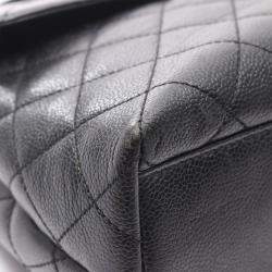 Pre Owned Chanel Matelasse Handbag Calfskin Black Ghw Cc Coco