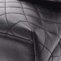 Pre Owned Chanel Matelasse Handbag Calfskin Black Ghw Cc Coco