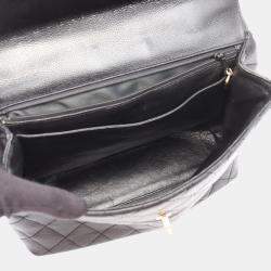 Pre Owned Chanel Matelasse Handbag Calfskin Black Ghw Cc Coco