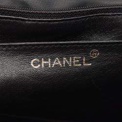 Pre Owned Chanel Matelasse Handbag Calfskin Black Ghw Cc Coco