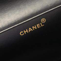 Pre Owned Chanel Quilted Black Leather Chain Shoulder Bag
