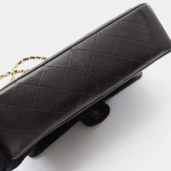 Pre Owned Chanel Jumbo Matelasse 30 Single Flap Chain Shoulder Bag Lambskin