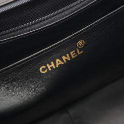 Pre Owned Chanel Jumbo Matelasse 30 Single Flap Chain Shoulder Bag Lambskin