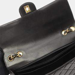 Pre Owned Chanel Jumbo Matelasse 30 Single Flap Chain Shoulder Bag Lambskin