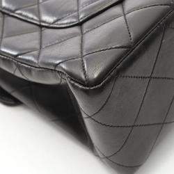Pre Owned Chanel Jumbo Matelasse 30 Single Flap Chain Shoulder Bag Lambskin