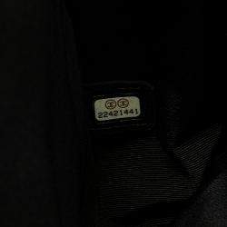 Pre Owned Chanel Black XXL CC Tweed Single Flap