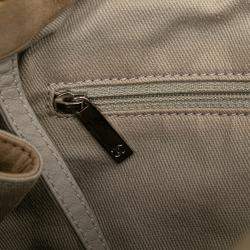 Pre Owned Chanel Beige Iridescent Calfskin Sea Hit Tote