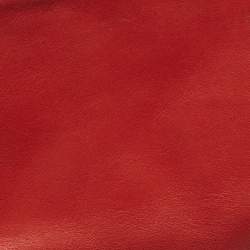 Pre Owned Chanel Red Quilted Leather Chain Around Flap Bag
