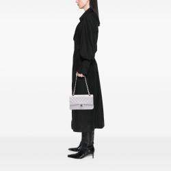 Pre Owned Chanel Medium Classic Caviar Double Flap