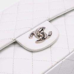 Pre Owned Chanel Medium Classic Caviar Double Flap