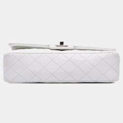 Pre Owned Chanel Medium Classic Caviar Double Flap