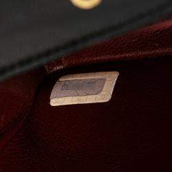 Pre Owned Chanel Mini Classic Black Lambskin Shoulder Bag