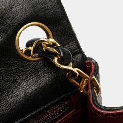Pre Owned Chanel Mini Classic Black Lambskin Shoulder Bag