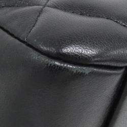 Pre Owned Chanel Black Leather CC Line \Shoulder Bag