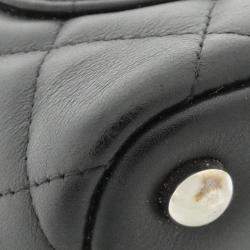 Pre Owned Chanel Cambon Ligne Black Leather Shoulder Bag
