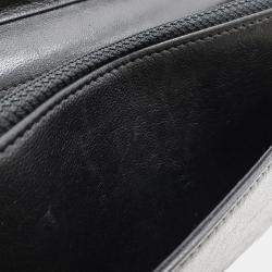 Pre Owned Chanel Mademoiselle Black Leather Chain Wallet