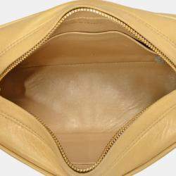 Pre Owned Chanel Diana Flap Beige Lambskin Camera Bag