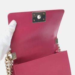 Pre Owned Chanel Boy Small Multicolour Tweed Shoulder Bag