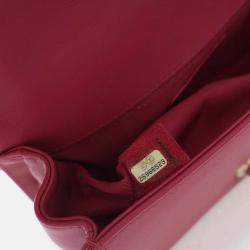 Pre Owned Chanel Boy Small Multicolour Tweed Shoulder Bag