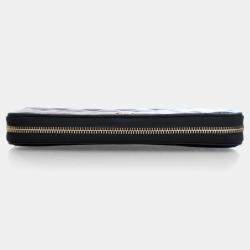 Pre Owned Chanel Black Lambskin CC Zip Wallet