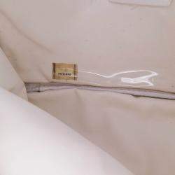 Pre Owned Chanel Blue Terry Cloth Sport Line Flap