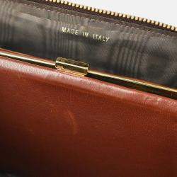 Pre Owned Chanel CC Small Brown Calfskin Wallet