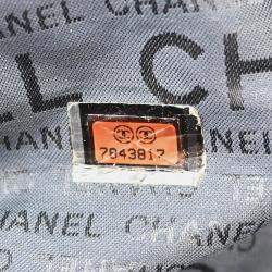 Pre Owned Chanel Sport Line Black Jacquard Nylon Handbag