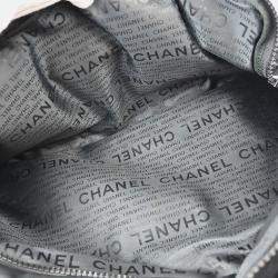 Pre Owned Chanel Sport Line Black Jacquard Nylon Handbag