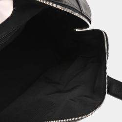 Pre Owned Chanel Chevron Black Lambskin Top Handle Bag