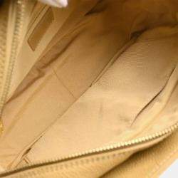 Pre Owned Chanel Petite Timeless Beige Leather Tote Bag