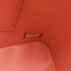 Pre Owned Chanel Medallion Salmon Pink Leather Tote Bag
