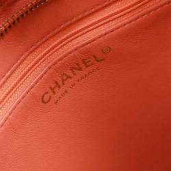 Pre Owned Chanel Medallion Salmon Pink Leather Tote Bag