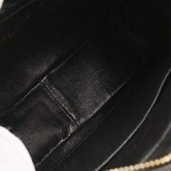 Pre Owned Chanel CC Tassel Black Satin Camera Bag