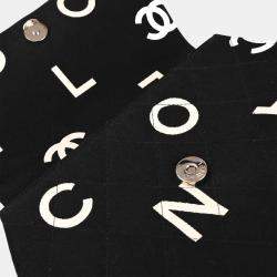 Pre Owned Chanel Black Canvas Chain Handbag