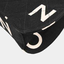 Pre Owned Chanel Black Canvas Chain Handbag