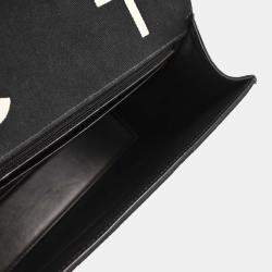 Pre Owned Chanel Black Canvas Chain Handbag