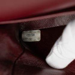 Pre Owned Chanel Black Medium Classic Lambskin Double Flap