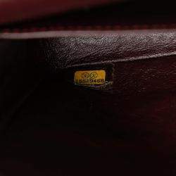 Pre Owned Chanel Black Medium Classic Caviar Double Flap