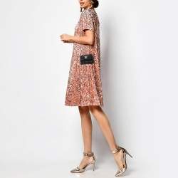 Pre Owned Chanel Black Denim Mood Convertible Chain Clutch