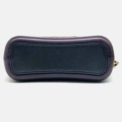 Pre Owned Chanel Gabrielle Metallic Leather Small Hobo Bag