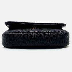 Pre Owned Chanel Caviar Chain Belt Bag