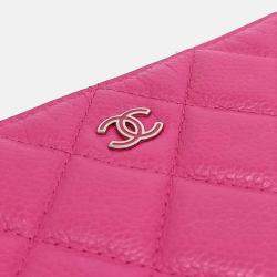 Pre Owned Chanel Caviar Clutch Large