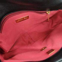 Pre Owned Chanel Black Leather 19 Flap Bag Small