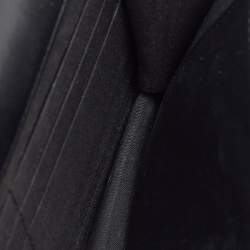 Pre Owned محفظة شانيه سلاسل بحزام سي سي جلد أكافيار مبطن أسود