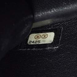 Pre Owned Chanel Black Quilted Leather Beauty Lock Flap Bag