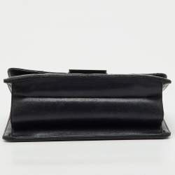 Pre Owned Chanel Black Quilted Leather Beauty Lock Flap Bag