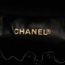 Pre Owned Chanel Black CC Caviar Vanity Case