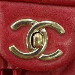 Pre Owned Chanel Urban Spirit Red Lambskin Backpack